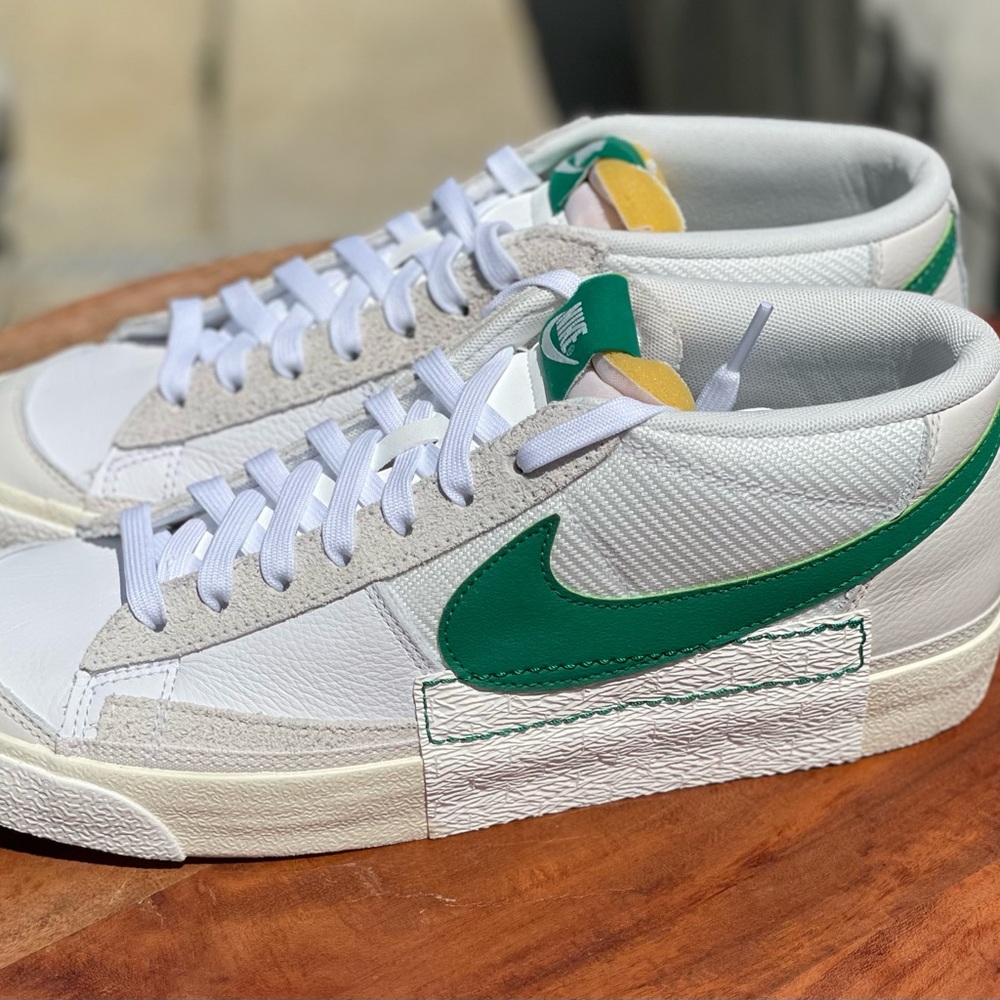 Nike Men Blazer Low Pro Club Summit White/Malachite-White FJ3694-103